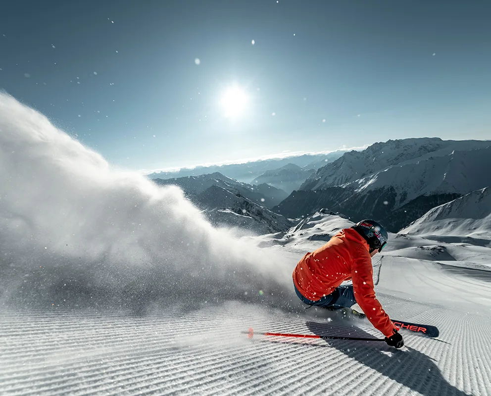 Skischule Ischgl - Imagefoto Pistenskikurs