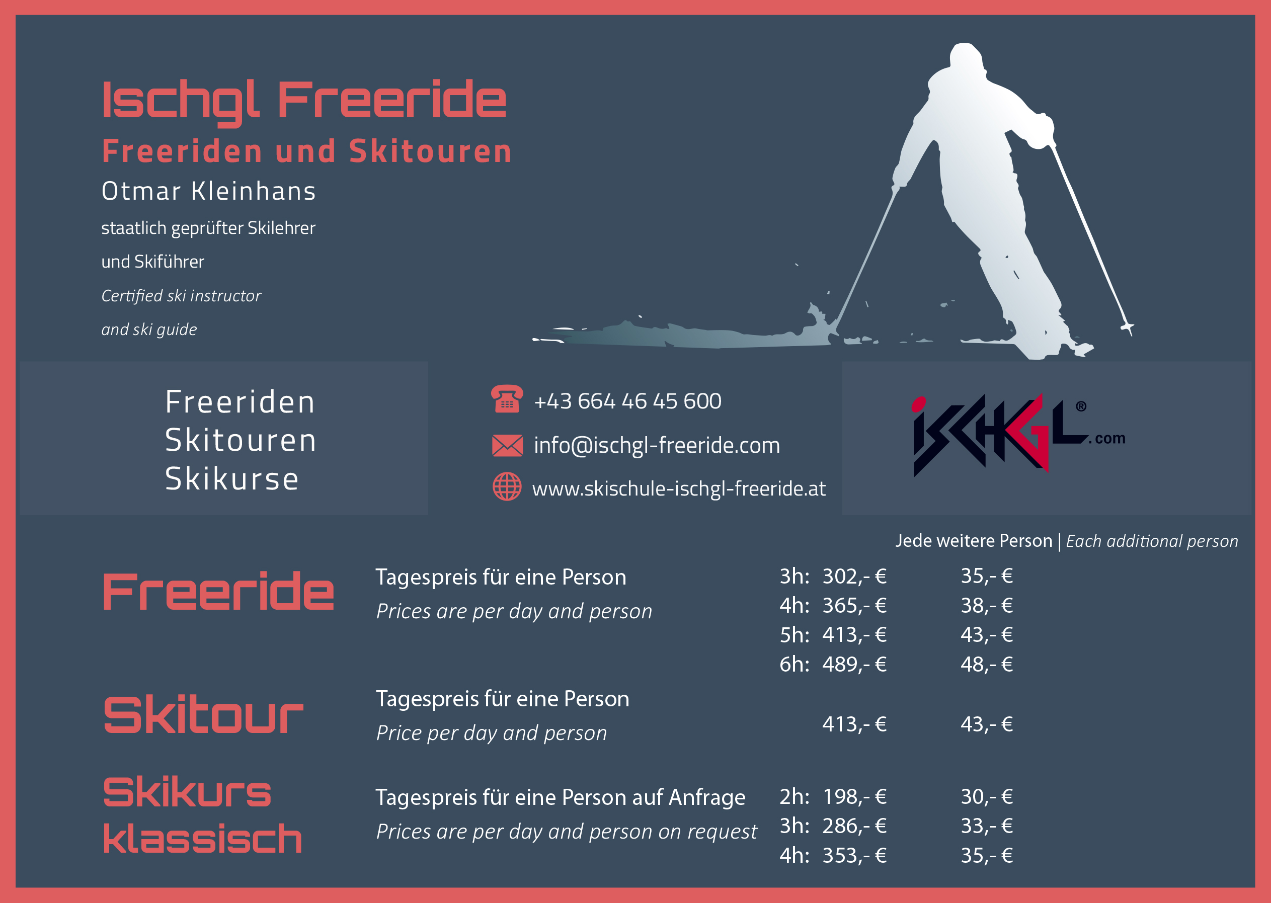 Flyer Skischlue Ischgl